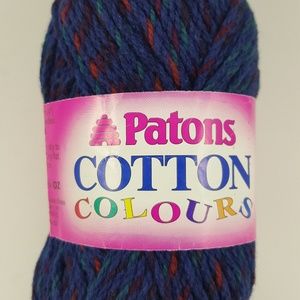 Patons Cotton Colours, 100%Cotton, Variegated Yarn, Worsted 10 Skeins